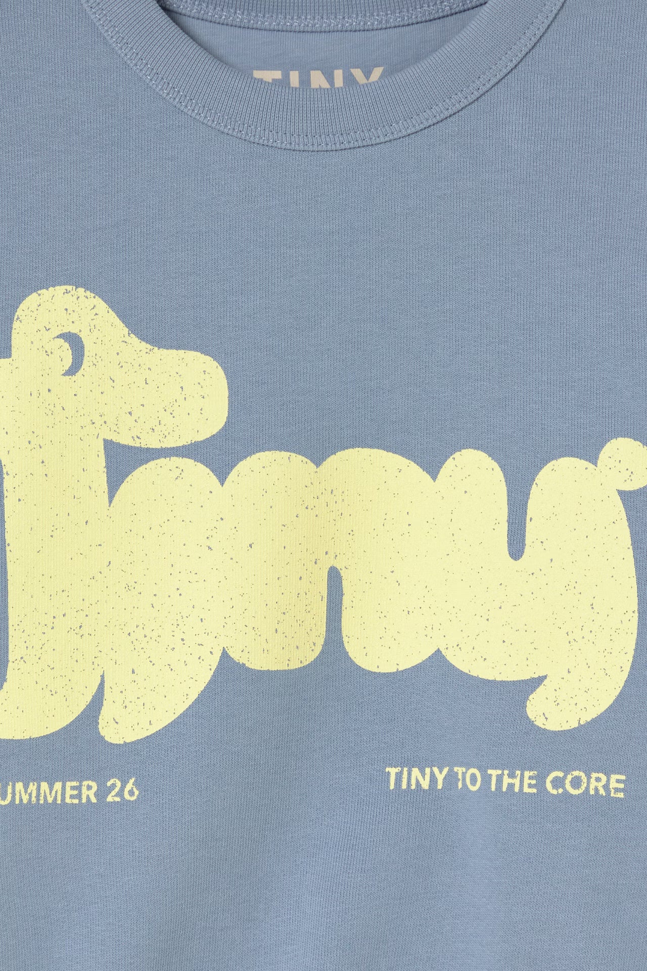 close up of graphic - Tiny Dog Graphic Sweatshirt - Grey by Tiny Cottons