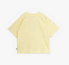 Back view of To the Moon Embroidered T-Shirt - Yellow | Mini Rodini
