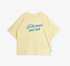 To the Moon Embroidered T-Shirt - Yellow | Mini Rodini