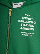 green Travel Agency SP Sweat Onesie – Green by Mini Rodini