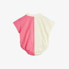 back view of Travel Agency Split Color Bodysuit by Mini Rodini