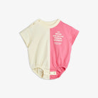 Travel Agency Split Color Bodysuit by Mini Rodini