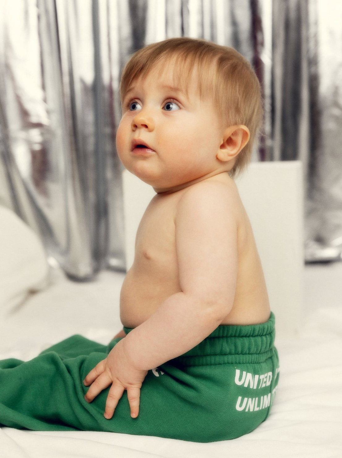 Baby wearing Travel agency sp sweatpants - Green | Mini Rodini