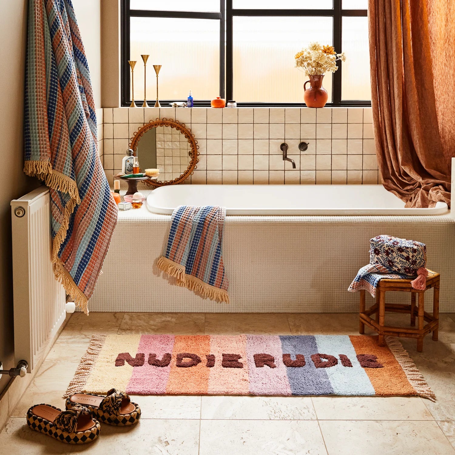 Sage and Clare waffle towels