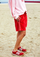 Urban Velour Short - Red/Pink | Hammill & Co