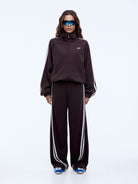 Valentina Zip Thru Cocoa by Ena Pelly relaxed fit utility jacket in smooth rayon blend