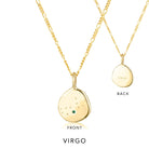 Zodiac Virgo Necklace Gold by Linda Tahija