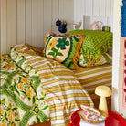 reverse side of Venessia Tufted Cushion by Sage & Clare