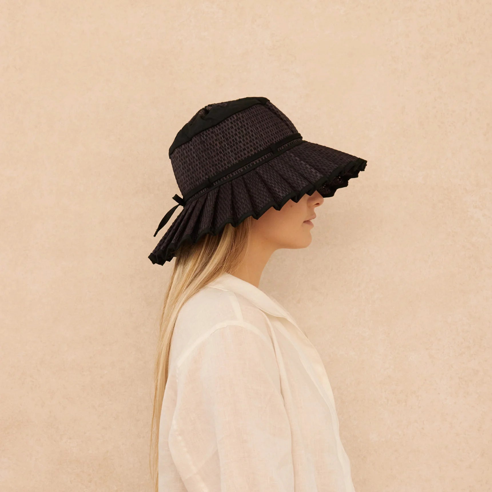 Black Lorna Murray Hat - Vienna Positano