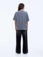 Watermelon Tee showing boxy relaxed fit and drop shoulder design