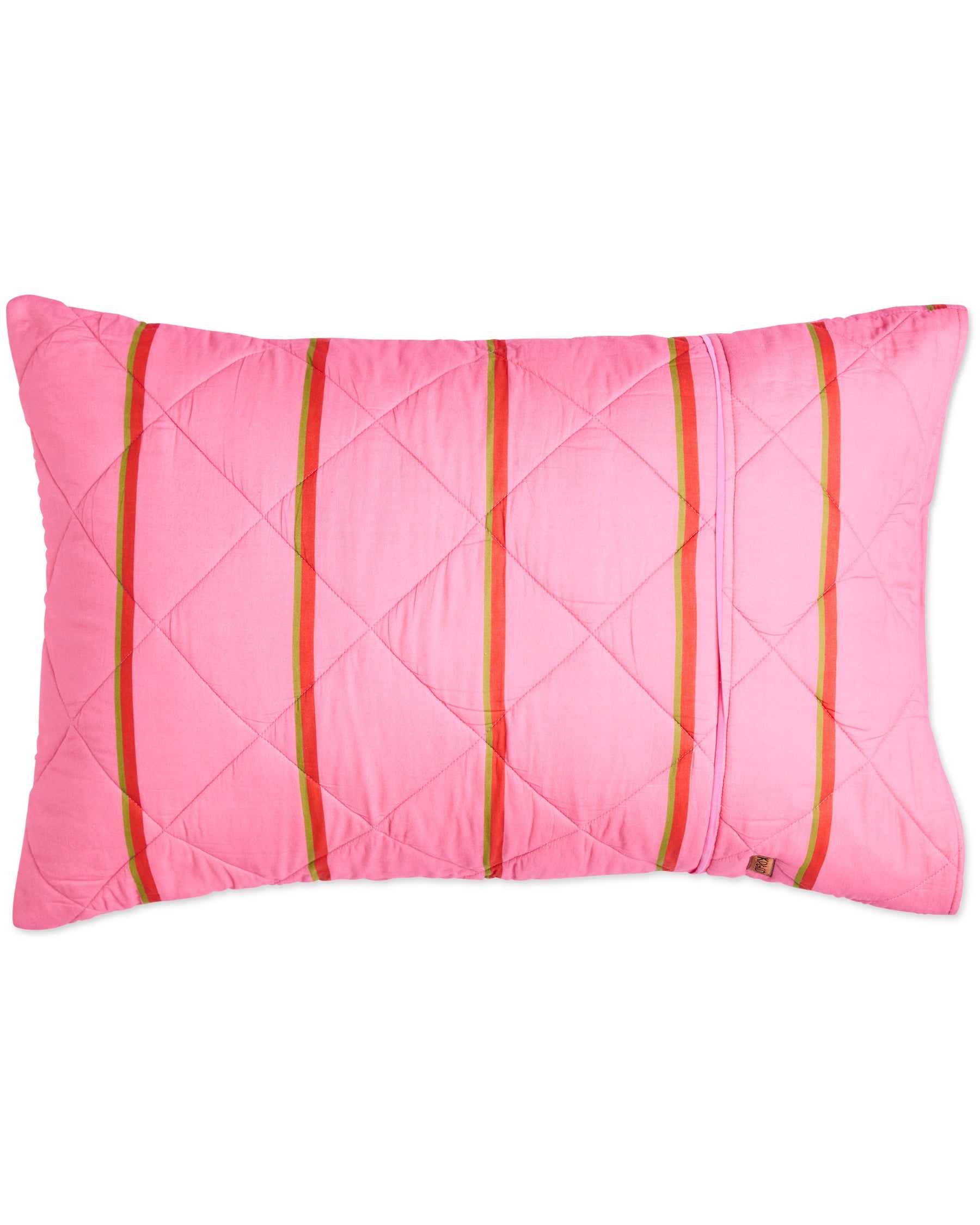 Wategos Soiree Stripe Organic Cotton Quilted Pillowcases by Kip & Co