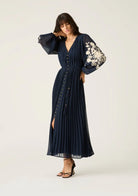 Willow Pleat Maxi Dress by MOS The Label