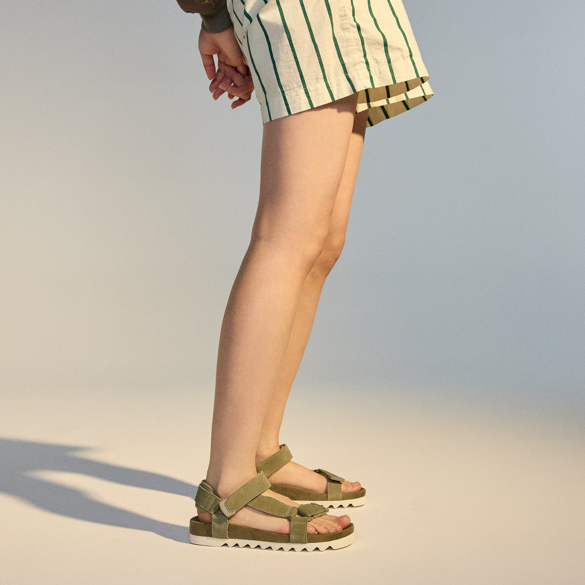 Sandal Tooth Wedge Sage/White by Rollie