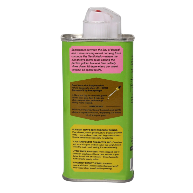 Woo Coconut Oil for skin & hair