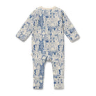 Back view of the Woodland Adventures Organic Zipsuit With Feet | Wilson + Frenchy