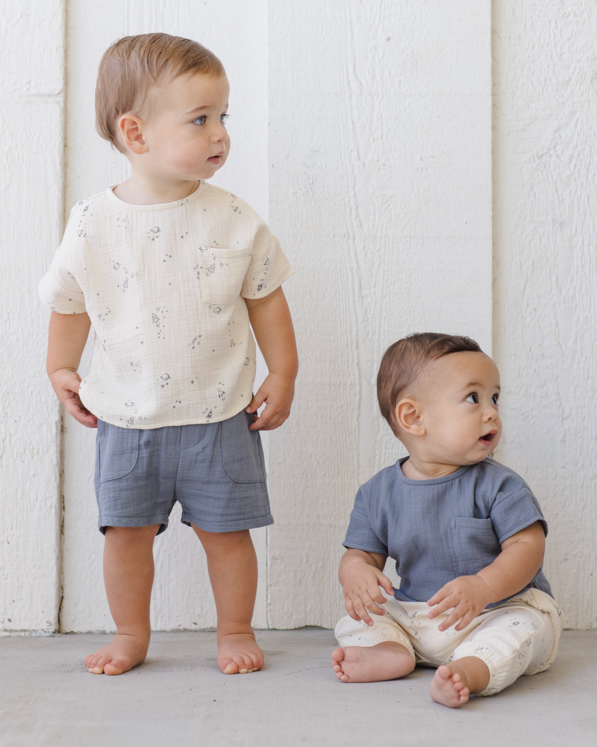 Woven Top & Pant Set - Space | Quincy Mae