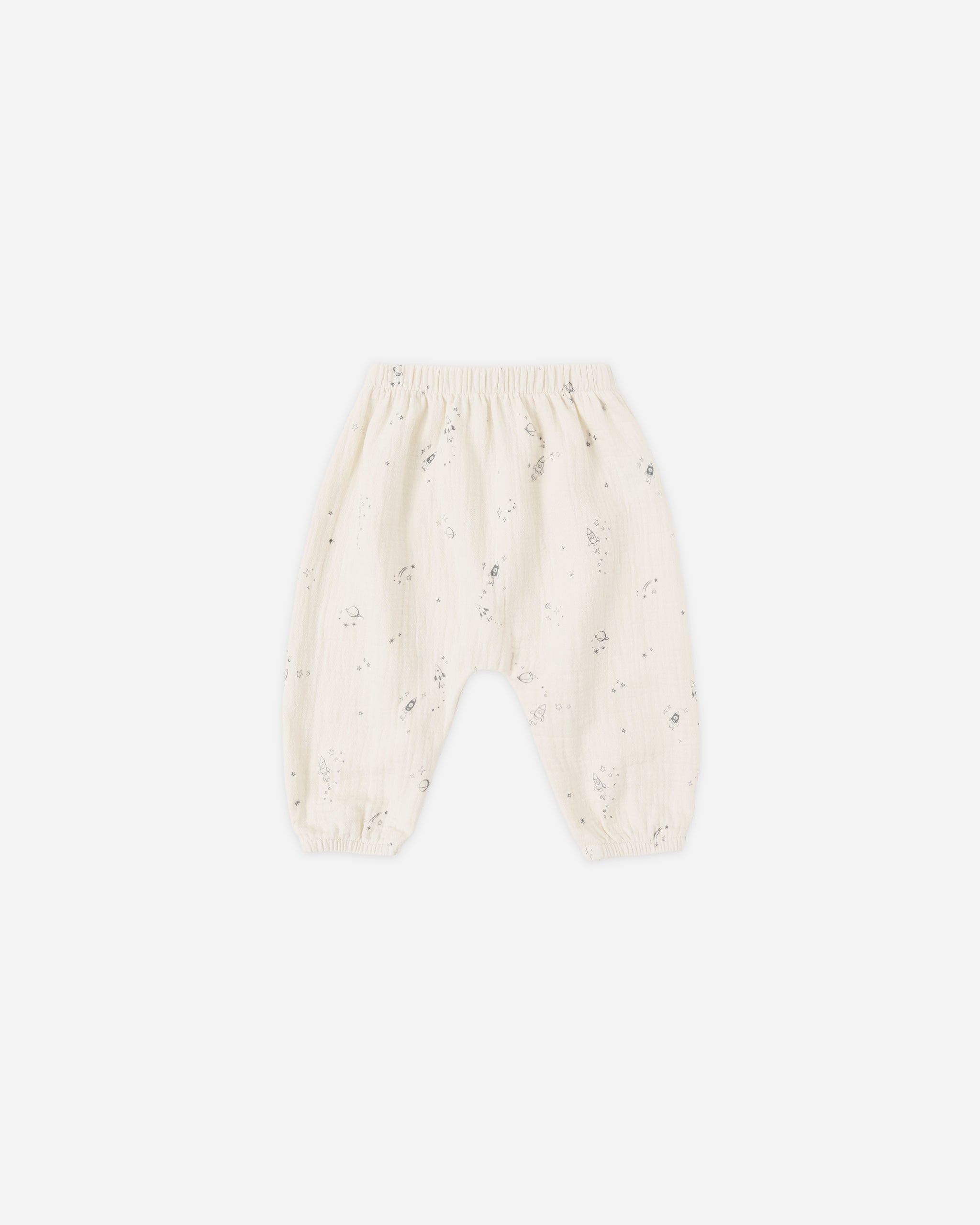 Front view of the pants in the Woven Top & Pant Set - Space | Quincy Mae
