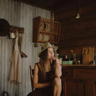 Anderson Sage Hat by Will & Bear worn by woman model