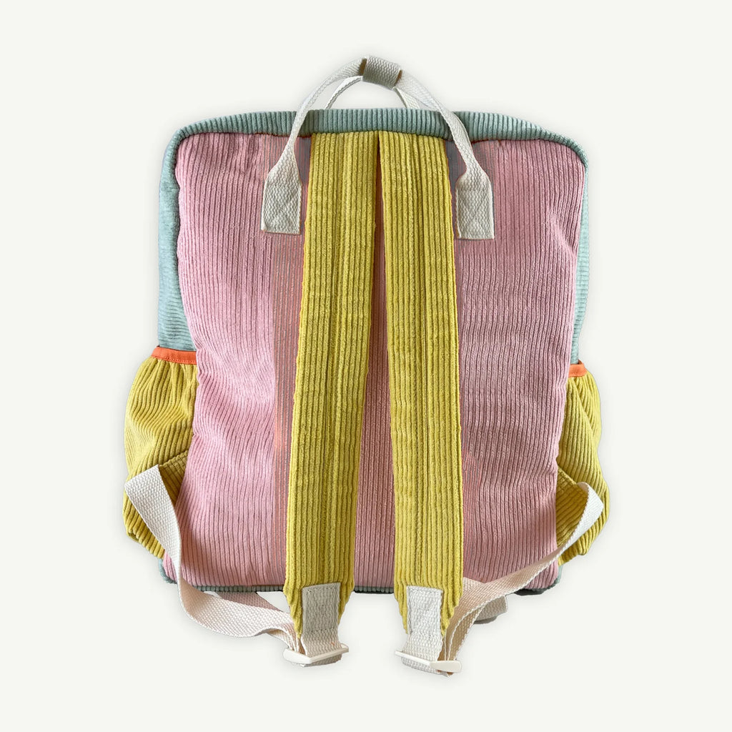 Banabae corduroy kids backpack pink colour