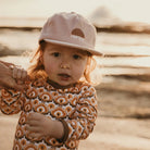 Banabae Rad Kid Mauve Cap worn by toddler