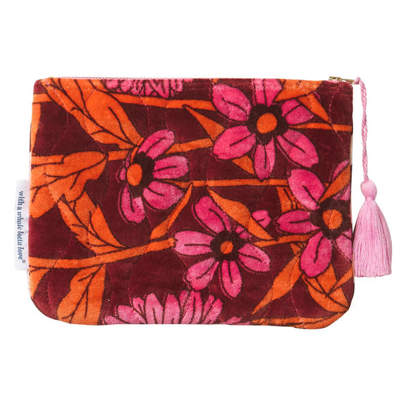 Bernanda Velvet Pouch Port by Sage and Clare