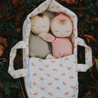 Olli Ella Dinkum Dolls Carry cot with Dinkum dolls inside
