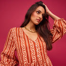 Fidel Dress 3/4 Sleeve by Sage & Clare