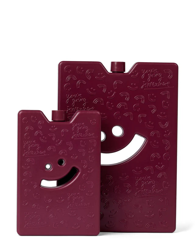 ice brick large and small burgundy