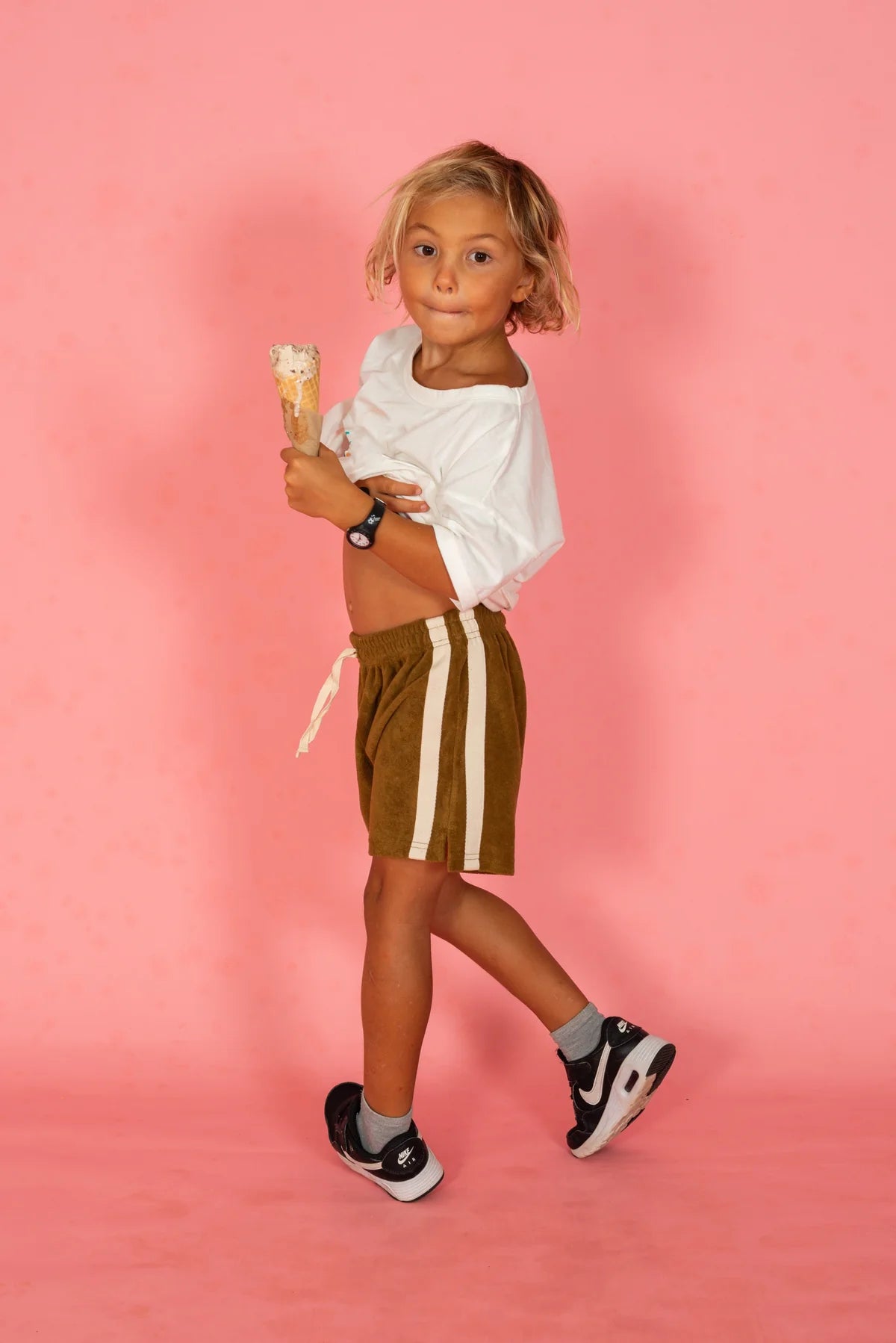 Mini Terry Short - Army Green by Atmosea