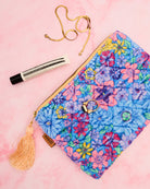 kip and co velvet cosmetics purse