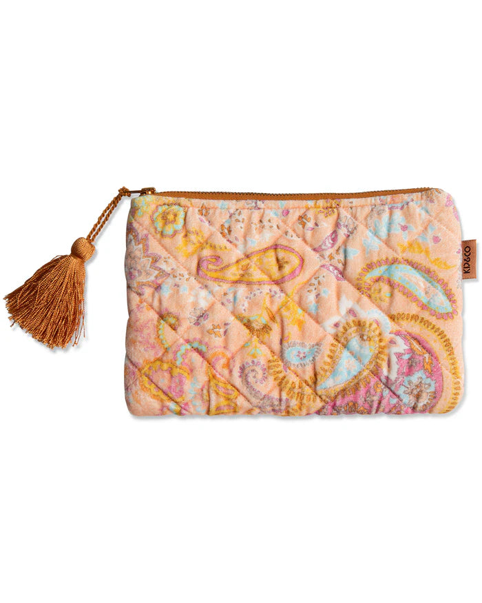 Velvet Cosmetics Purse Colour: Paisley Paradise Kip & Co