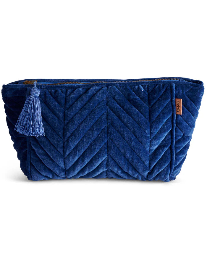 ocean dream velvet toiletry bag