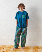 Tartan Fun Teen PJ set from Kip&Co