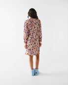 Floral nightie with long sleeves