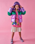 Girl with hooded puffa jacket from Kip&Co