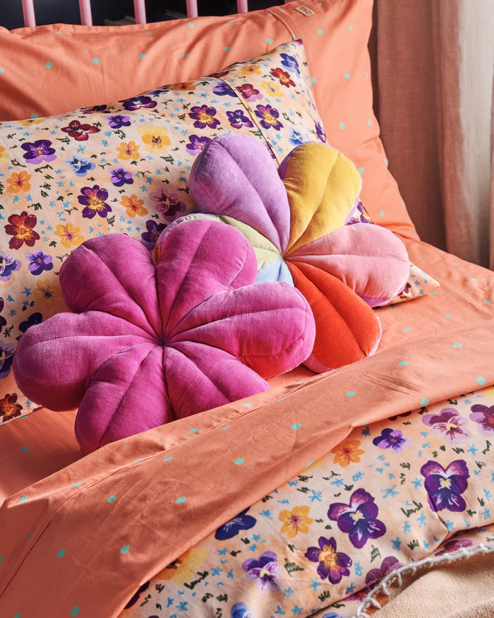 Kids bedding pansy pillowcase