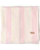 candy stripe linen flat sheet