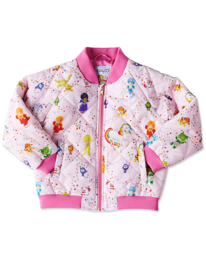 Kip&Co X Rainbow Brite Star Shower Bomber Jacket Kids