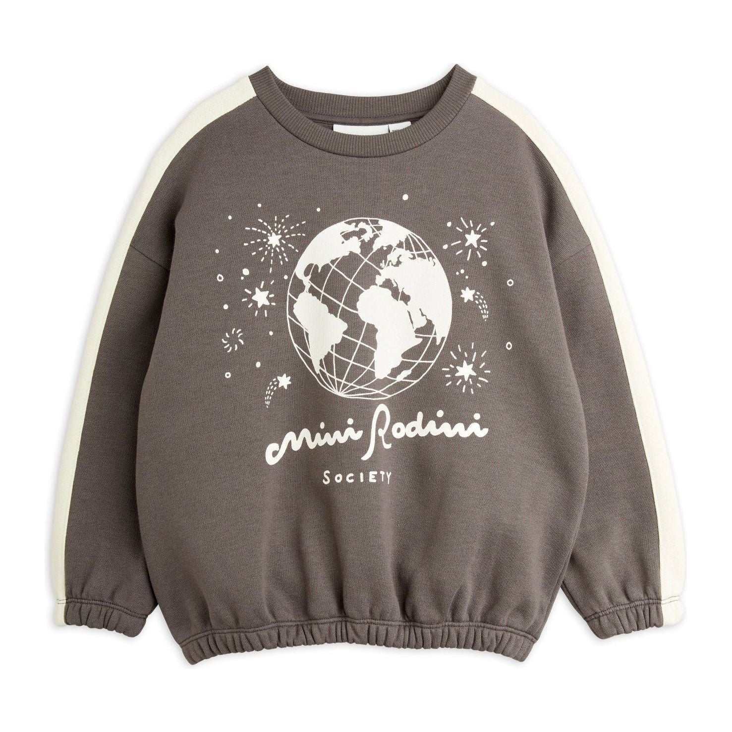 Mini Rodini Society Sweatshirt Grey Colour