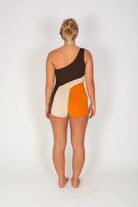 One Shoulder Romper – Sunset by Atmosea