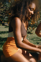 One Shoulder Romper – Sunset by Atmosea