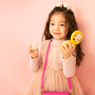 Girl with Puttisu Sun Cushion sun compact for kids