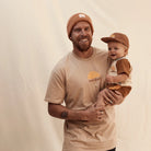 Rad Dad Tshirt in Tan colour by Banabae