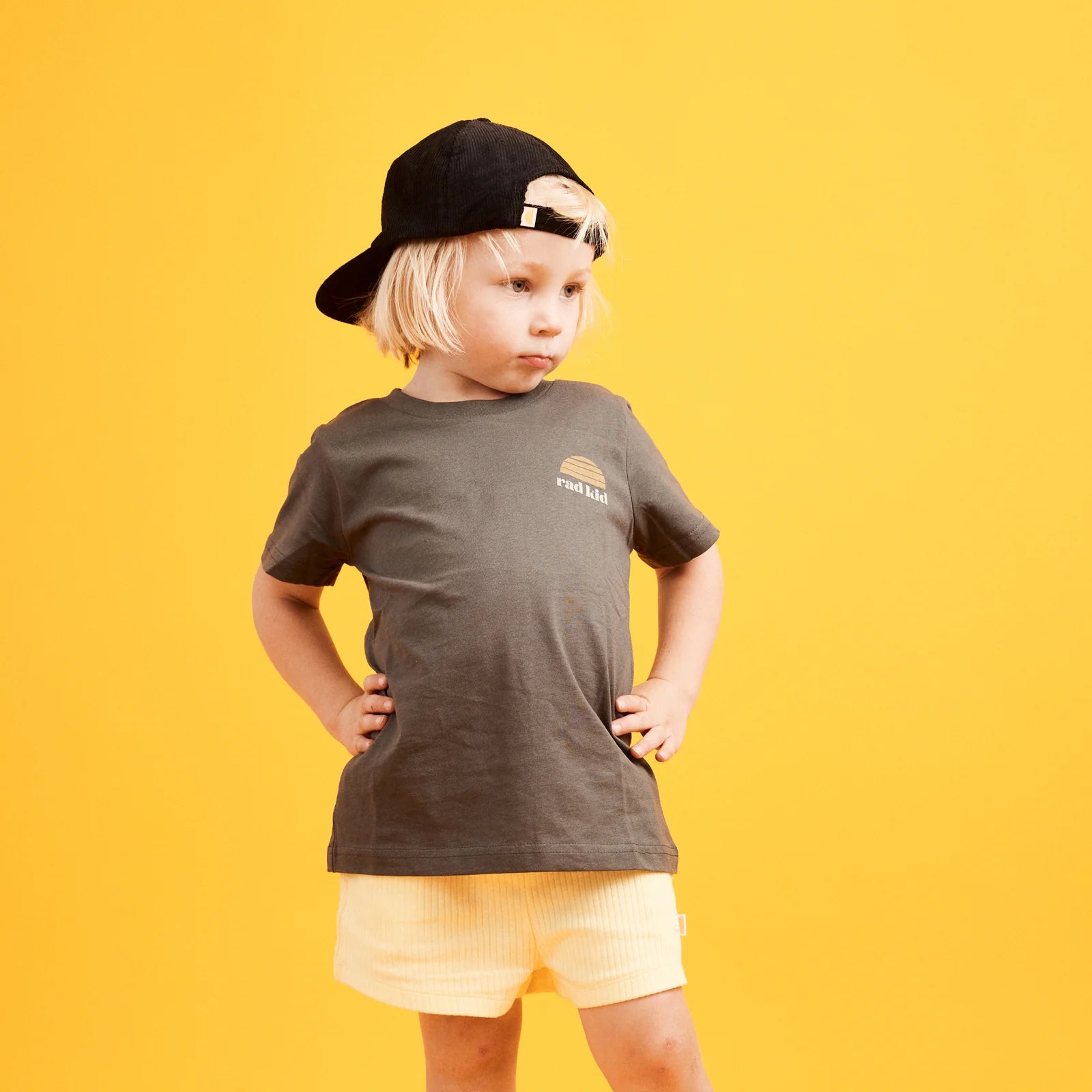 Rad Kid Faded Black Tee By Banabae