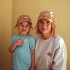 Rad Mama Cap Desert Sand worn by a model