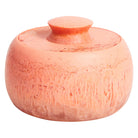 resin halleck canister caviar orange colour by Sage & Clare