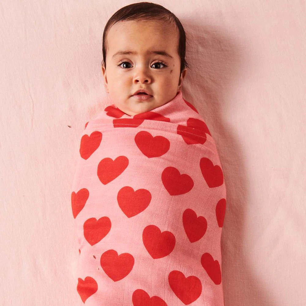 Bamboo Swaddle Design: Sweetheart by Kip & Co