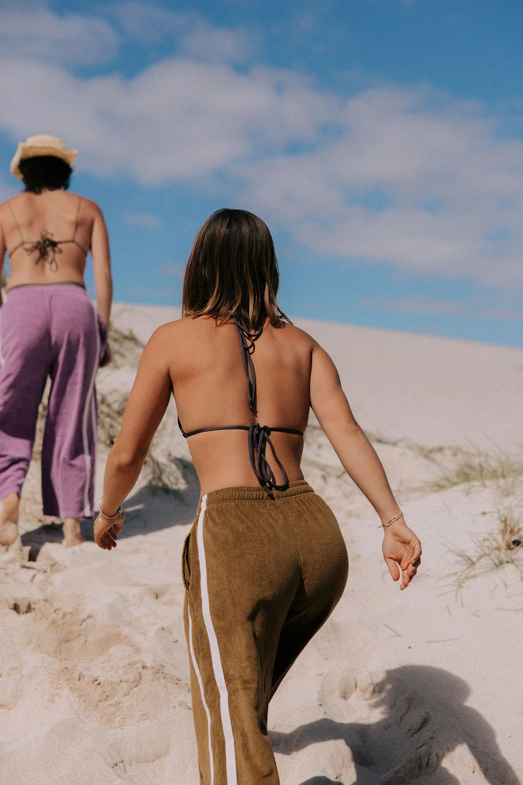 back view of Après Surf Pant Army Green by Atmosea