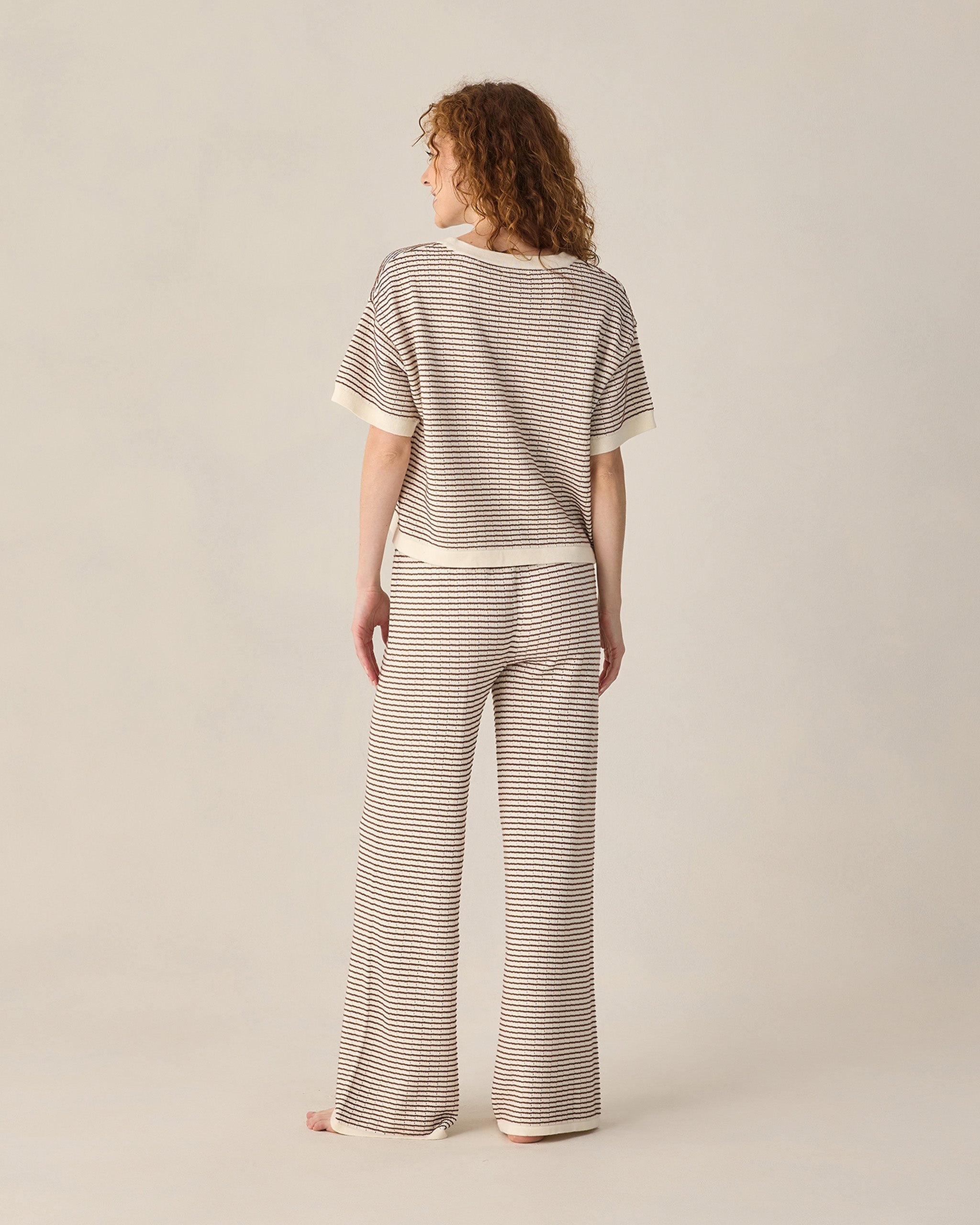 womens 100% cotton knit set