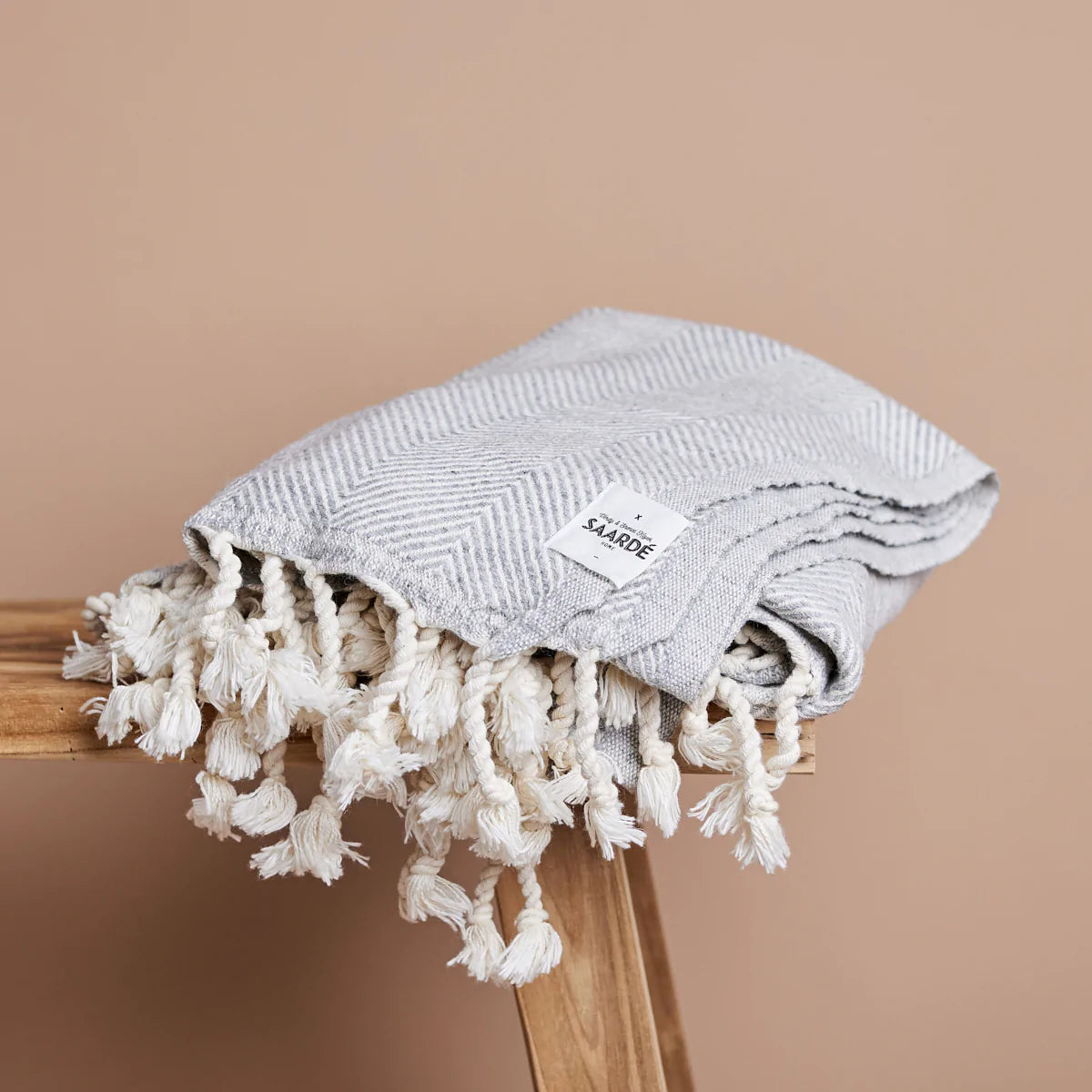 Herringbone Lambswool Throw - Little Cove Collective